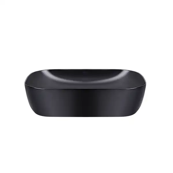 Раковина Qtap Robin 610х400х145 Matt black QT132143PMBMB Раковина Qtap Robin 610х400х145 Matt black QT132143PMBMB