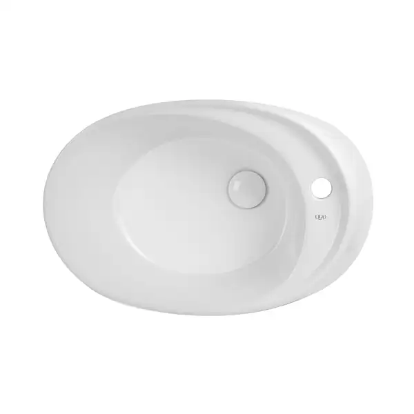 Раковина Qtap Scorpio 590х380х190 White с донным клапаном QT14111037W Раковина Qtap Scorpio 590х380х190 White с донным клапаном QT14111037W