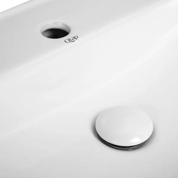 Раковина Qtap Scorpio 610x400x120 White с донным клапаном QT14112203W Раковина Qtap Scorpio 610x400x120 White с донным клапаном QT14112203W