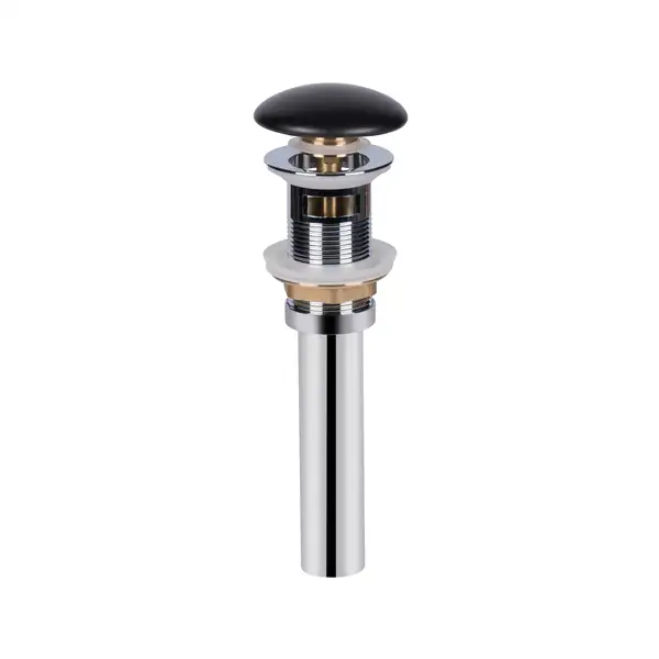 Раковина Qtap Scorpio 400x400x140 Matt black с донным клапаном QT14113018BMBMB