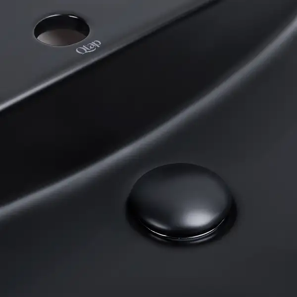 Раковина Qtap Scorpio 505х385х120 Matt black QT142202MBMB