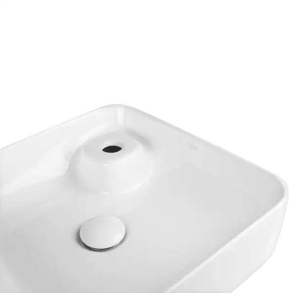 Раковина Qtap Stork 400х400х140 White с донным клапаном QT1511A057TW Раковина Qtap Stork 400х400х140 White с донным клапаном QT1511A057TW