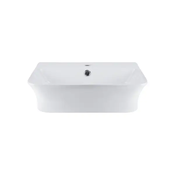 Раковина Qtap Virgo 485x410x125 White с донным клапаном QT18112258W