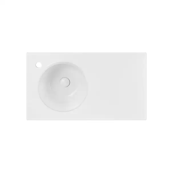 Раковина Qtap Virgo 800х460х300 White с донным клапаном QT1811FL8130ALLW