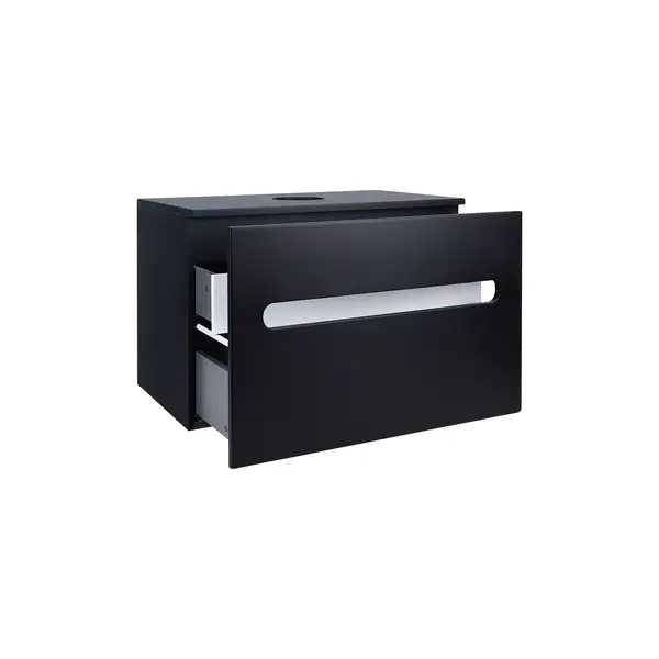 Тумба подвесная Qtap Virgo 700х476х469 Black/White со столешницей QT1879TPА702BW Тумба подвесная Qtap Virgo 700х476х469 Black/White со столешницей QT1879TPА702BW