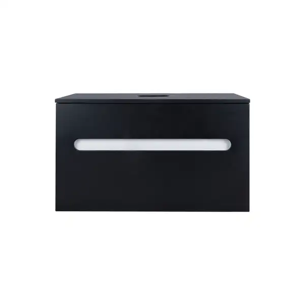 Тумба подвесная Qtap Virgo 700х476х469 Black/White со столешницей QT1879TPА702BW Тумба подвесная Qtap Virgo 700х476х469 Black/White со столешницей QT1879TPА702BW