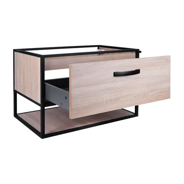 Тумба подвесная Qtap Taurus 800х580х437 Whitish oak QT2474TPT803WO Тумба подвесная Qtap Taurus 800х580х437 Whitish oak QT2474TPT803WO