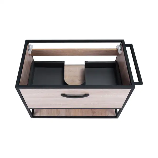 Тумба подвесная Qtap Taurus 800х580х437 Whitish oak QT2474TPT803WO Тумба подвесная Qtap Taurus 800х580х437 Whitish oak QT2474TPT803WO