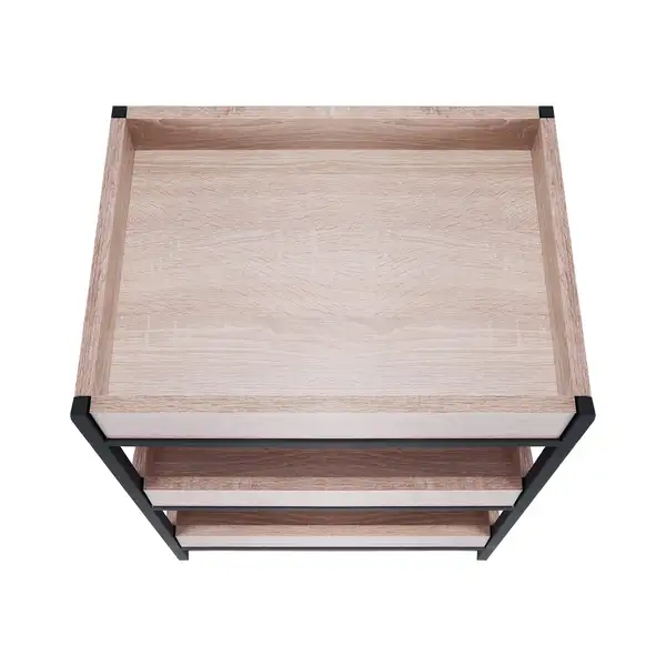 Cтеллаж напольный Qtap Taurus 500х800х350 Whitish oak QT24752SN800WO Cтеллаж напольный Qtap Taurus 500х800х350 Whitish oak QT24752SN800WO