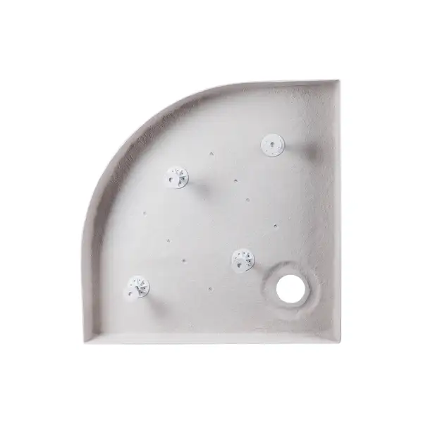 Душевой поддон Qtap Robin 308812W 80x80x12 см + сифон (ROBIN308812W)