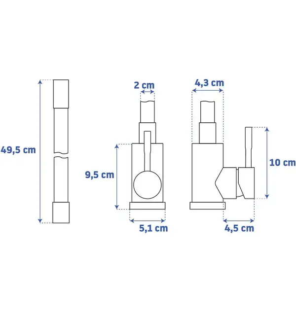 Змішувач для кухні REA CLEVER BLACK GOLD MATT чорний\матове золото (REA-B5219)