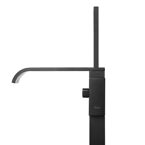Смеситель для ванны REA CARAT BLACK черный напольный (REA-B5423) Смеситель для ванны REA CARAT BLACK черный напольный (REA-B5423)