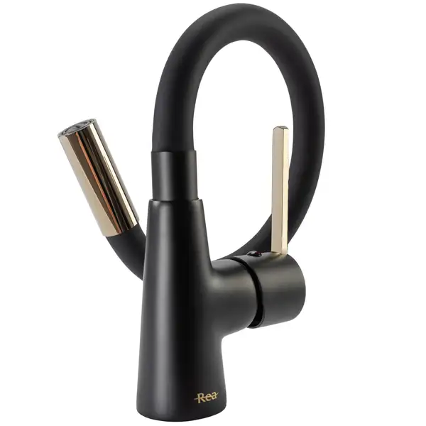 Смеситель для кухни REA ICON BLACK GOLD (REA-B5682) Смеситель для кухни REA ICON BLACK GOLD (REA-B5682)