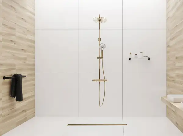 Трап для душа REA NEO SLIM PRO GOLD золотой 60 см (REA-G8013)