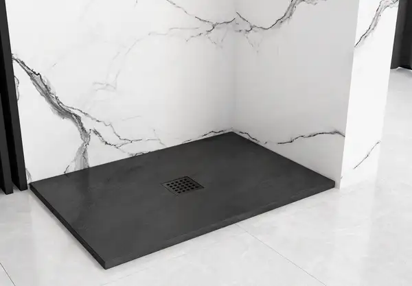 Душевой поддон REA ROCK 80X100 BLACK (REA-K4578)