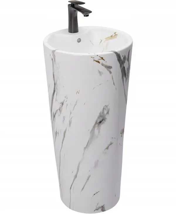 Умывальник (раковина) REA BLANKA MARBLE напольный (REA-U8704)