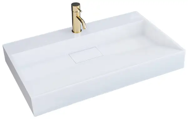 Умывальник (раковина) REA GOYA 70 WHITE накладной подвесной (REA-U8902) Умывальник (раковина) REA GOYA 70 WHITE накладной подвесной (REA-U8902)