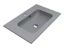 MIRAGGIO Умывальник DELLA 700 GRAY MIRASTONE (0000986)
