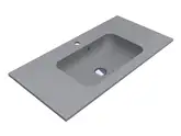 MIRAGGIO Умывальник DELLA 900 GRAY MIRASTONE (0000987)