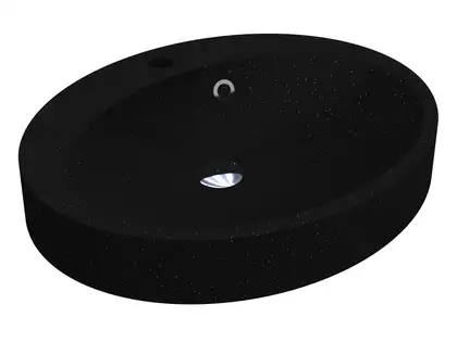 MIRAGGIO Умывальник DEVON BLACK MIRASTONE (0000395) MIRAGGIO Умывальник DEVON BLACK MIRASTONE (0000395)