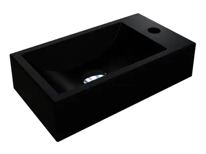 MIRAGGIO Умывальник FARO BLACK MIRASTONE (0000397)
