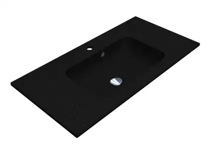 MIRAGGIO Умывальник DELLA 900 BLACK MIRASTONE (0000745) MIRAGGIO Умывальник DELLA 900 BLACK MIRASTONE (0000745)