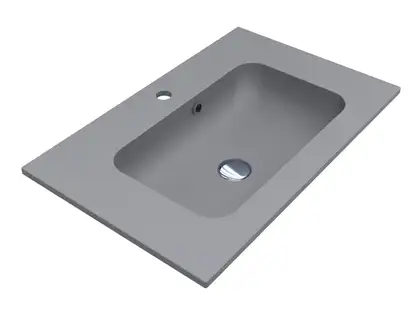 MIRAGGIO Умывальник DELLA 700 GRAY MIRASTONE (0000986)