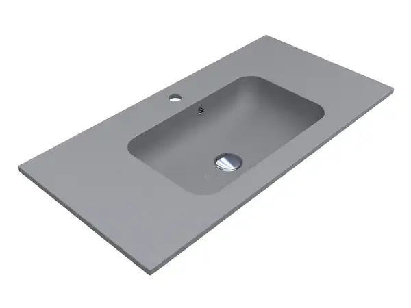 MIRAGGIO Умывальник DELLA 900 GRAY MIRASTONE (0000987)