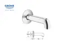 Вилив для ванни Grohe BauClassic Neutral (13258000)