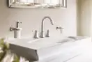 Змішувач для умивальника Grohe Grandera M-Size на 3 отвори, хром (20389000)
