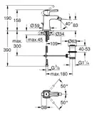 Grohe Grandera Смеситель для биде, хром/золото (23315IG0)