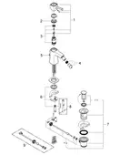 Grohe Grandera Смеситель для биде, хром/золото (23315IG0)