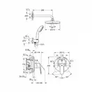 GROHE Душовий комплект із системою Tempesta 210 Eurosmart Cosmopolitan (25183001)