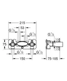 Grohe Grohtherm SmartControl Вбудований механізм (26449000)