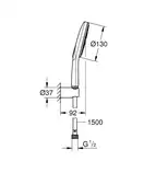 Grohe Rainshower SmartActive Душевой набор, 3 режима (26581000)