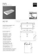 Раковина подвесная Simas Agile 101х46 см (AG101)