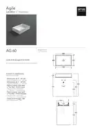 Simas Agile Раковина накладная 60х40 см, белый глянец (AG60)