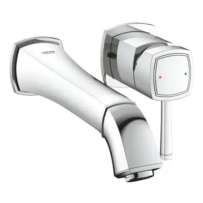 Змішувач для умивальника Grohe Grandera M-Size на два отвори 234 мм, хром (19930000)
