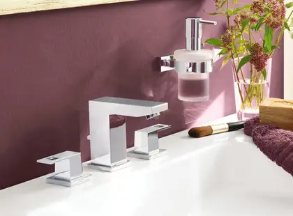 Смеситель для раковины Grohe Eurocube (цвет - хром) (20351000) Смеситель для раковины Grohe Eurocube (цвет - хром) (20351000)