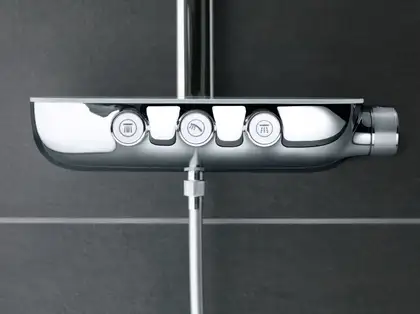 Душова система з термостатом для настінного монтажу Grohe Rainshower System SmartControl 360 (26250LS0) Душова система з термостатом для настінного монтажу Grohe Rainshower System SmartControl 360 (26250LS0)