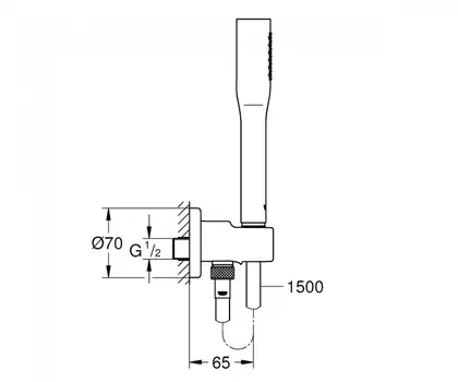 Grohe Euphoria Cosmopolitan Душевой набор, хром (26404000) Grohe Euphoria Cosmopolitan Душевой набор, хром (26404000)