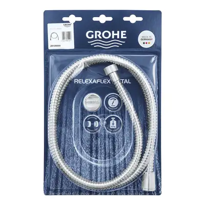 Душовий шланг 1500 Grohe Relexaflex Metal (28105000) Душовий шланг 1500 Grohe Relexaflex Metal (28105000)