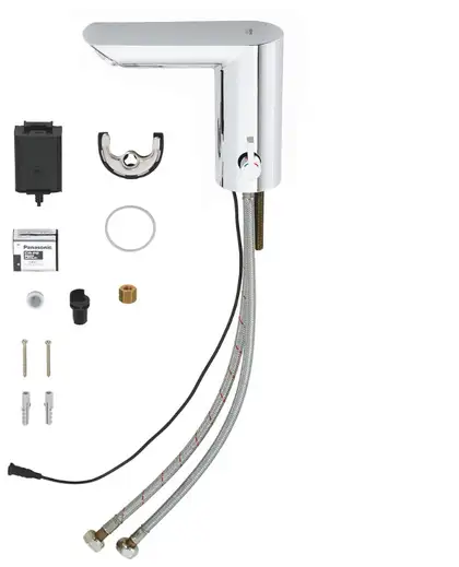 Grohe Bau Cosmopolitan E 6V Змішувач для умивальника, хром (36451000) Grohe Bau Cosmopolitan E 6V Змішувач для умивальника, хром (36451000)