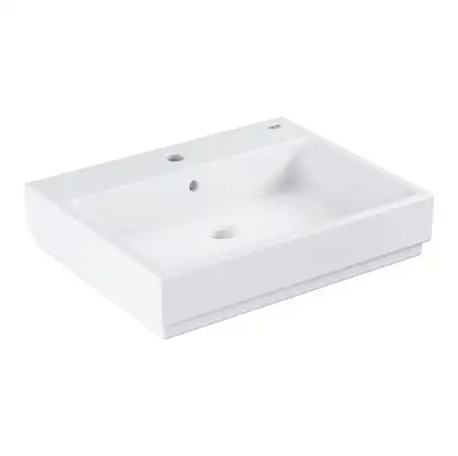Умивальник на стільницю Grohe Cube Ceramic 600х490 мм, білий (3947700H) Умивальник на стільницю Grohe Cube Ceramic 600х490 мм, білий (3947700H)