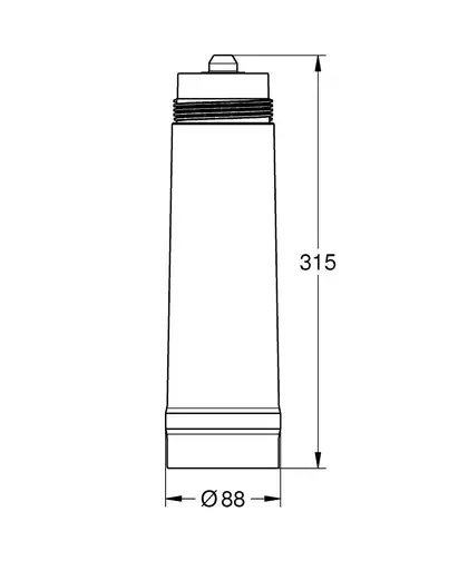 Фільтр M-Size Grohe Blue Accessories (40430001) Фільтр M-Size Grohe Blue Accessories (40430001)