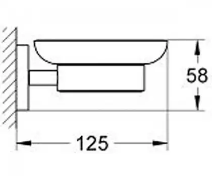 Мильниця Grohe Essentials New (40444001)