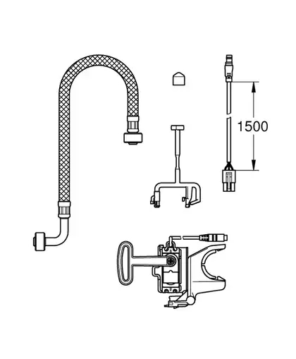 Монтажний комплект Grohe (46944001) Монтажний комплект Grohe (46944001)
