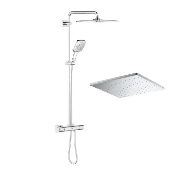 Душова система з термостатом Grohe Rainshower, хром (26649000) Душова система з термостатом Grohe Rainshower, хром (26649000)