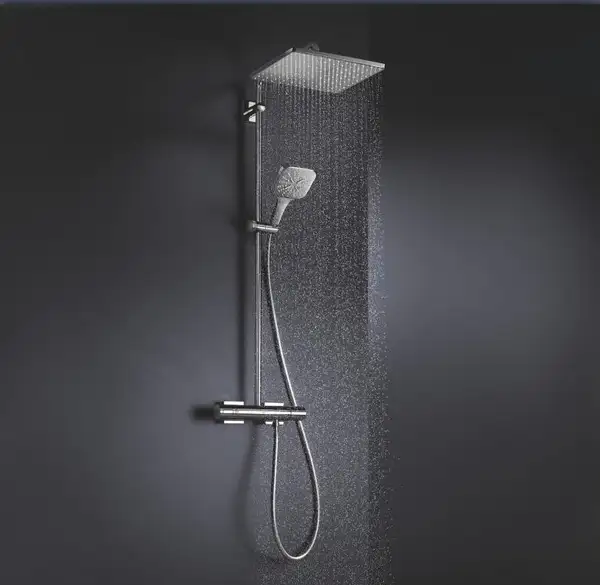 Душова система з термостатом Grohe Rainshower, хром (26649000) Душова система з термостатом Grohe Rainshower, хром (26649000)