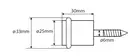Oбмежувач для дверей 101218015 Hotel : на підлозі нерж мат Bemeta Чехія